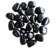 PROMOTIONAL PRICE TUMBLED STONES: 1 kilo of black Obsidian from Mexico.