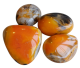 Blood moon Agate tumbled stones LARGE (50-65mm) from Malaysia (RARE!)