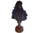 Bronze Louis XIV torso on marble base.