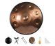 Hang drum in copper color with 10 tones (440Hz) in a beautiful 22