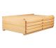 Holzschubladenschrank mit 4 Schubladen. Insgesamt 11,5x25x40 cm