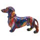 Resin dachshund model 