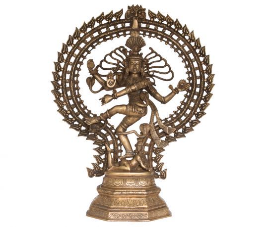 Ik denk dat ik ziek ben tiener Shilling Shiva beeld in brons XXL (750mm)