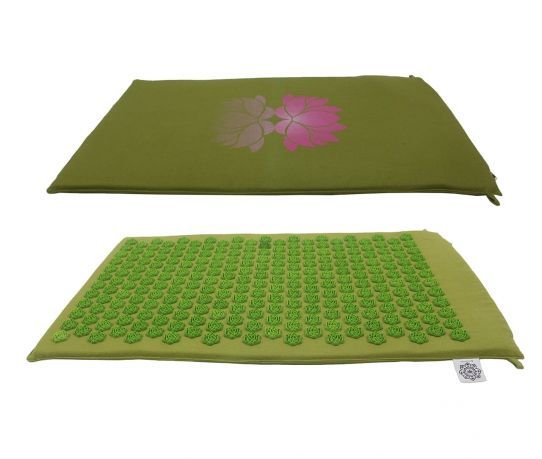 BESTSELLER 2021: Yoga Shakti mat or nail mat Olive with Olive
